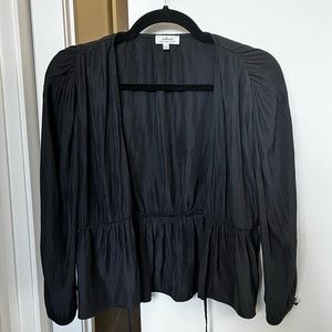 Aritzia Wilfred Shanina Blouse - Black
